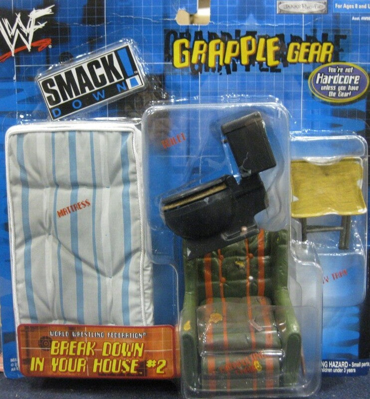 2000 WWF Jakks Pacific Grapple Gear Series 5: Break Down In Your House #2 Action & Toy Figures PWcatalog