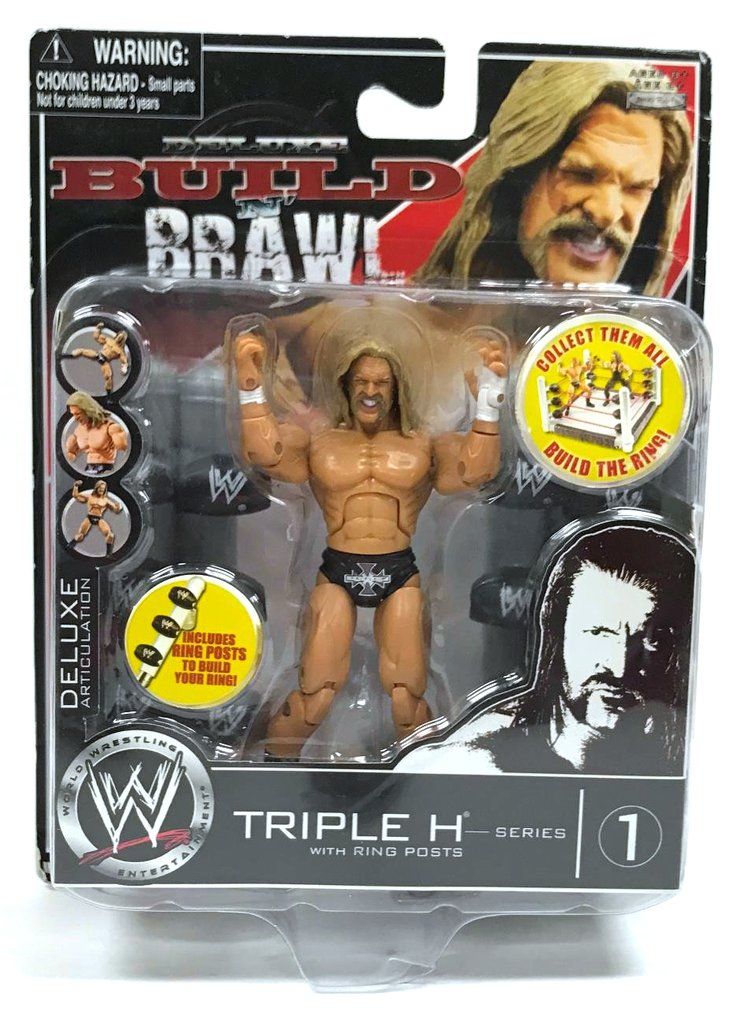 WWE Jakks Pacific Deluxe Build 'N' Brawl 1 Triple H Action & Toy Figures PWcatalog