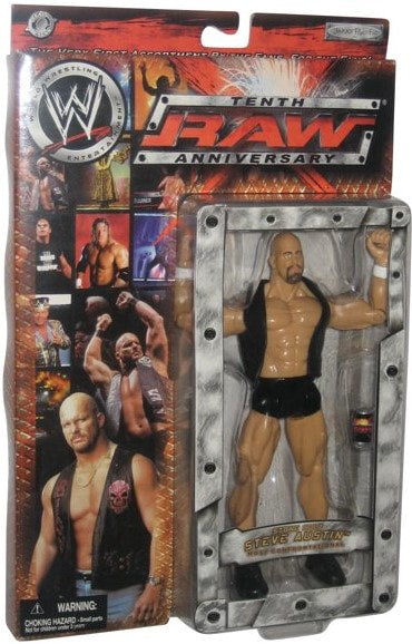 WWE Jakks Pacific Tenth Raw Anniversary Stone Cold Steve Austin Action & Toy Figures PWcatalog