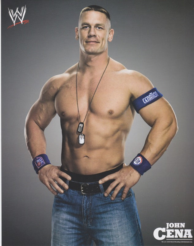 2009 John Cena WWE Promo Photo PW Catalog