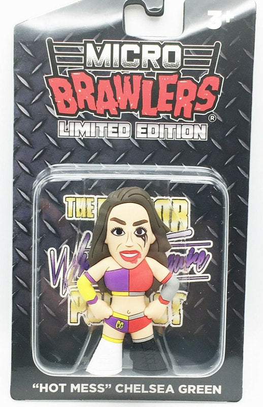 2021 Major Wrestling Figure Podcast Micro Brawlers "Hot Mess" Chelsea Green Action & Toy Figures PWcatalog