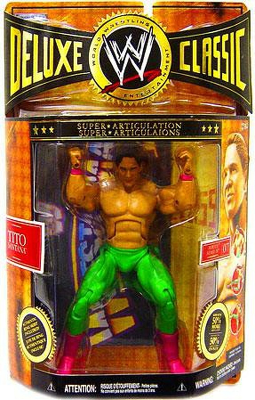 WWE Jakks Pacific Deluxe Classic Superstars 7 Tito Santana Action & Toy Figures PWcatalog
