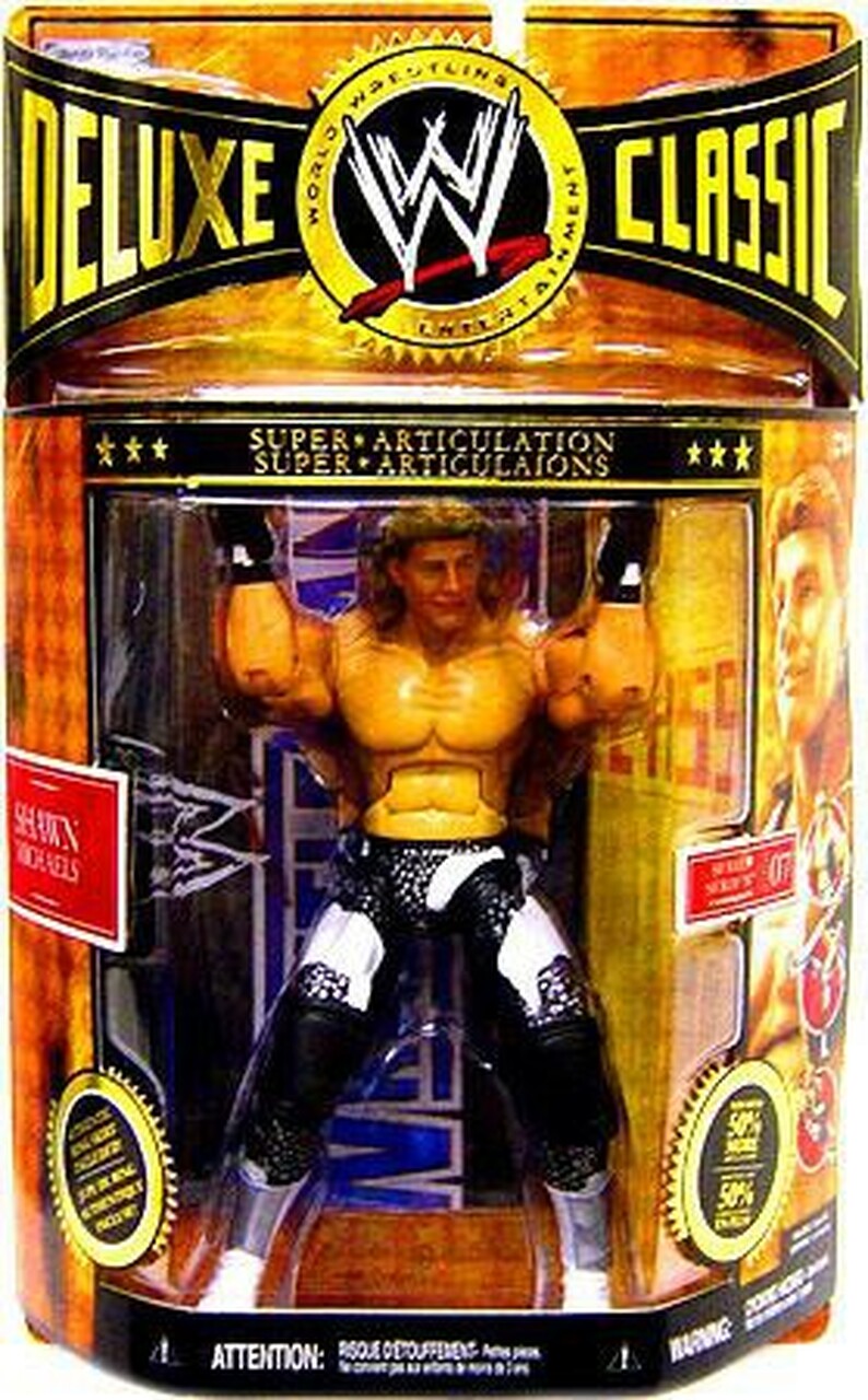 WWE Jakks Pacific Deluxe Classic Superstars 7 Shawn Michaels Action & Toy Figures PWcatalog