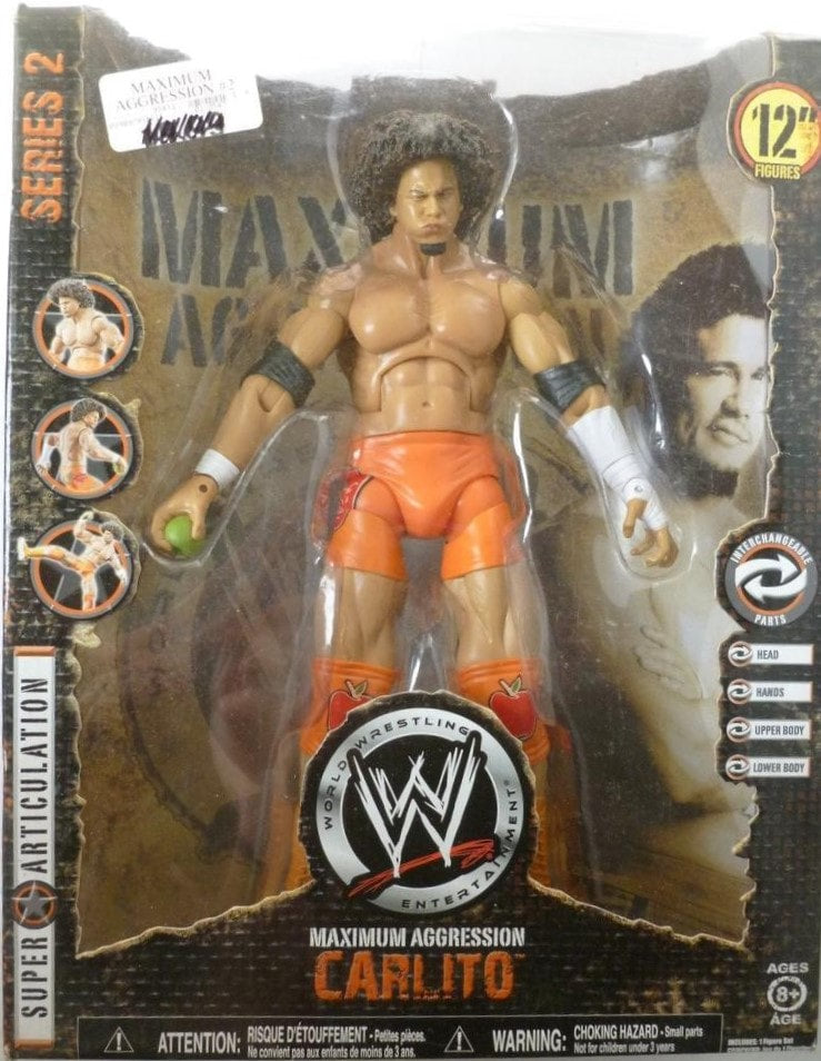 WWE Jakks Pacific Maximum Aggression 2 Carlito Action & Toy Figures PWcatalog
