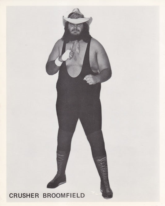 1980s ICW Crusher Broomfield (One Man Gang) Vintage Promo Photo