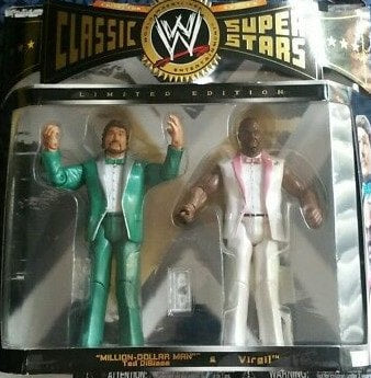 WWE Jakks Pacific Classic Superstars 2-Packs 5 "Million Dollar Man" Ted Dibiase & Virgil Action & Toy Figures PWcatalog