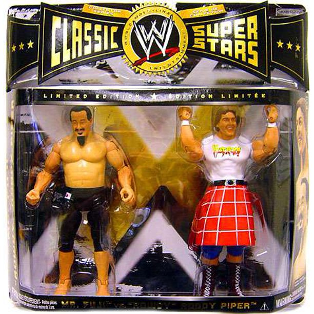 WWE Jakks Pacific Classic Superstars 2-Packs 11 Mr. Fuji vs. "Rowdy" Roddy Piper Action & Toy Figures PWcatalog
