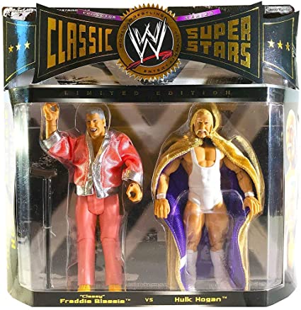 WWE Jakks Pacific Classic Superstars 2-Packs 4 "Classy" Freddie Blassie & Hulk Hogan Action & Toy Figures PWcatalog