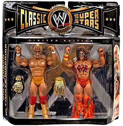 WWE Jakks Pacific Classic Superstars 2-Packs 5 Hulk Hogan vs. Ultimate Warrior Action & Toy Figures PWcatalog