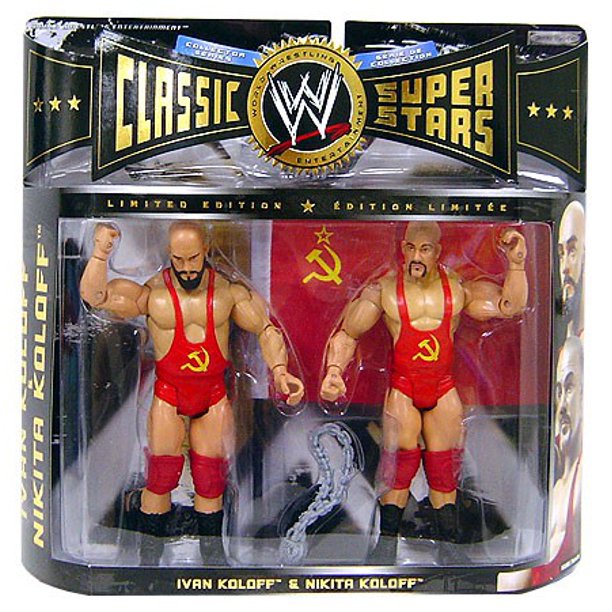 WWE Jakks Pacific Classic Superstars 2-Packs 9 Ivan Koloff & Nikita Koloff Action & Toy Figures PWcatalog