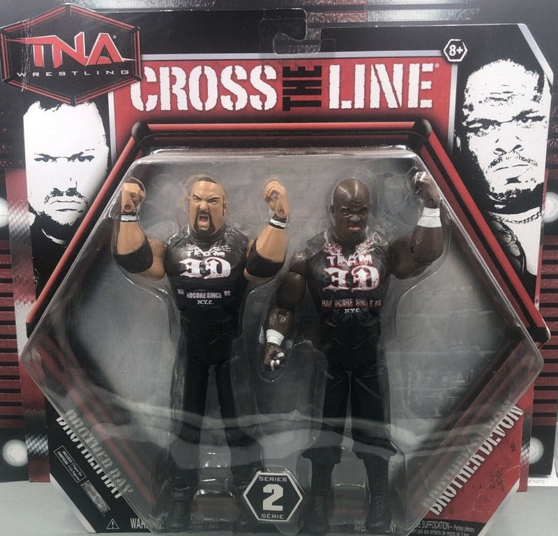 TNA/Impact Wrestling Jakks Pacific Cross the Line 2 Brother Ray & Brother Devon Action & Toy Figures PWcatalog