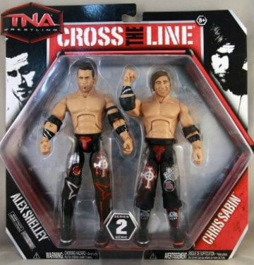 TNA/Impact Wrestling Jakks Pacific Cross the Line 2 Alex Shelley & Chris Sabin Action & Toy Figures PWcatalog