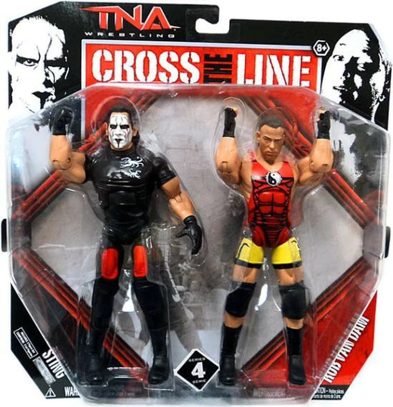 TNA/Impact Wrestling Jakks Pacific Cross the Line 4 Sting & Rob Van Dam Action & Toy Figures PWcatalog