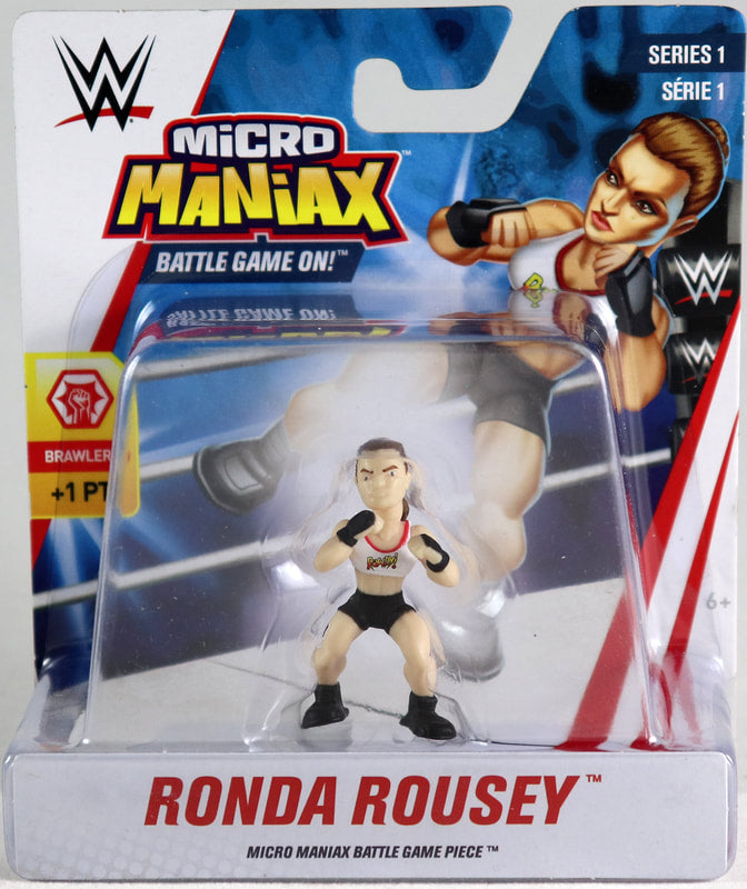 WWE Wicked Cool Toys Micro Maniax 1 Ronda Rousey Micro Maniax Battle Game Piece Action & Toy Figures PWcatalog