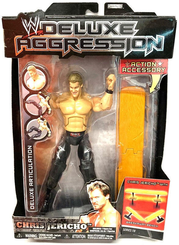WWE Jakks Pacific Deluxe Aggression 18 Chris Jericho Action & Toy Figures PWcatalog