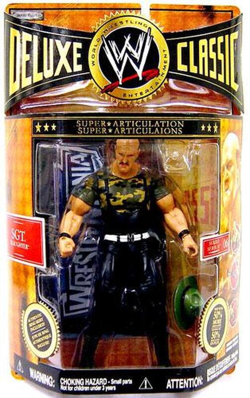 WWE Jakks Pacific Deluxe Classic Superstars 6 Sgt. Slaughter Action & Toy Figures PWcatalog