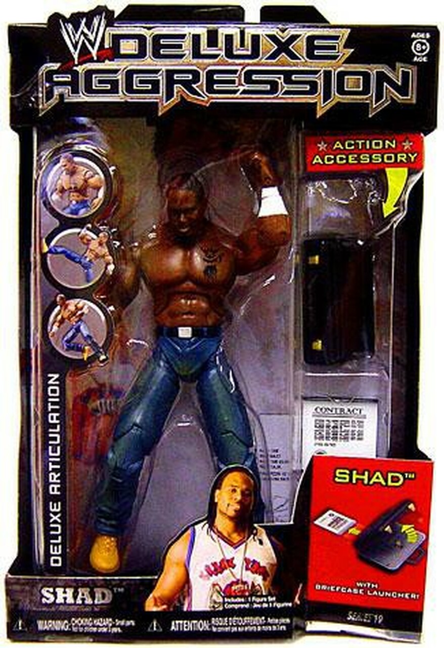 WWE Jakks Pacific Deluxe Aggression 19 Shad Action & Toy Figures PWcatalog