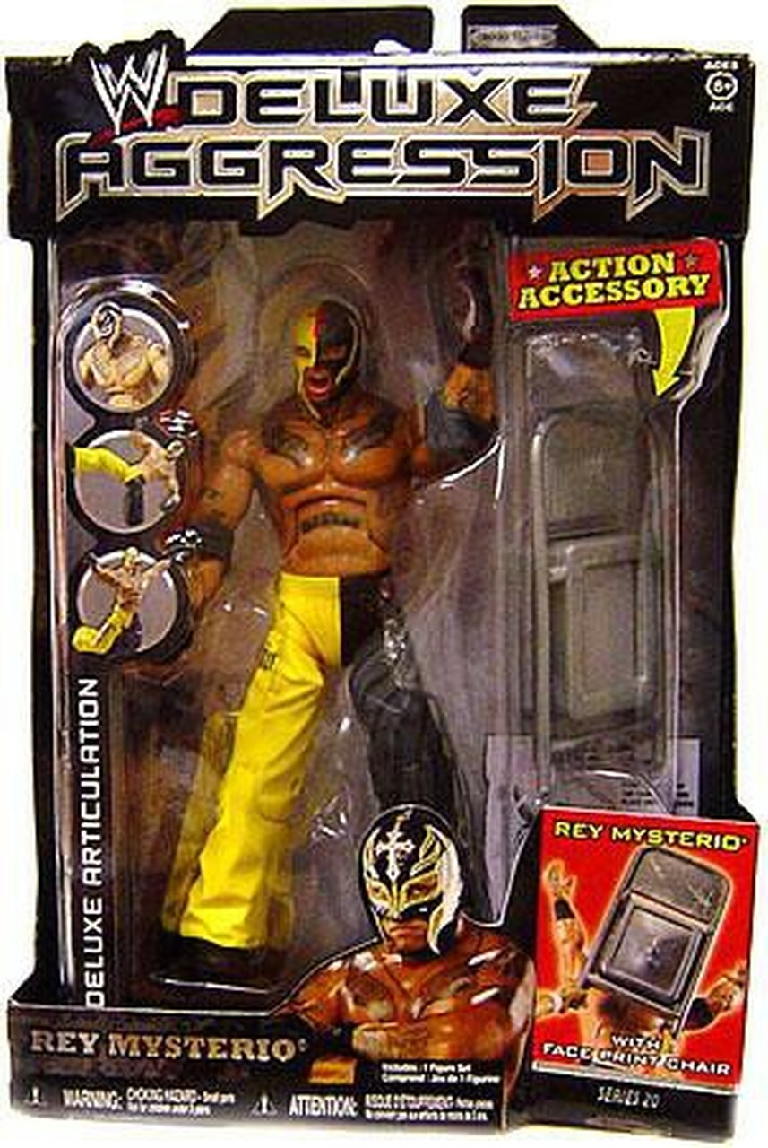 WWE Jakks Pacific Deluxe Aggression 20 Rey Mysterio Action & Toy Figures PWcatalog