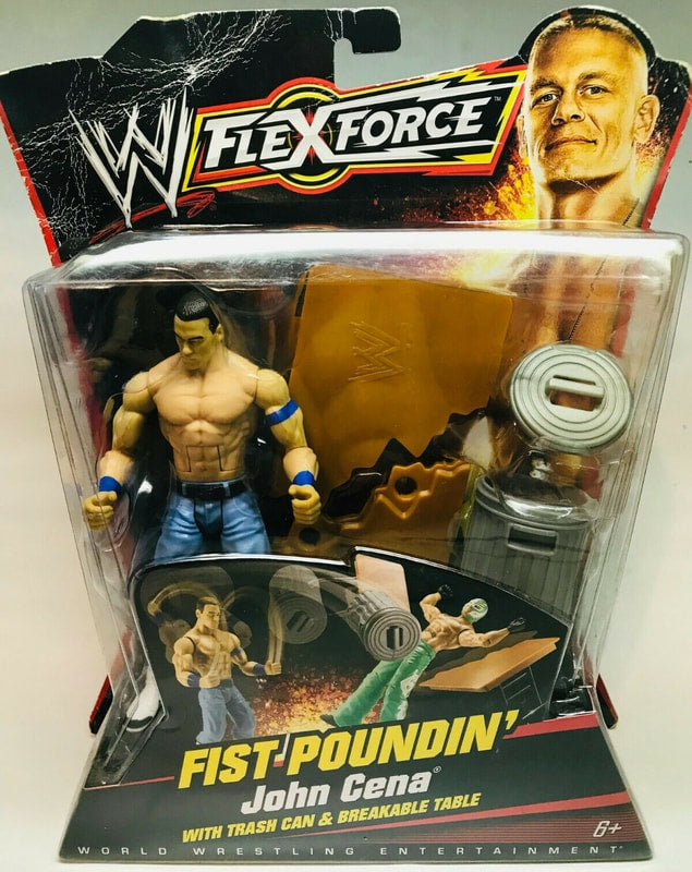 WWE Mattel Flex Force Deluxe Fist Poundin' John Cena Action & Toy Figures PWcatalog