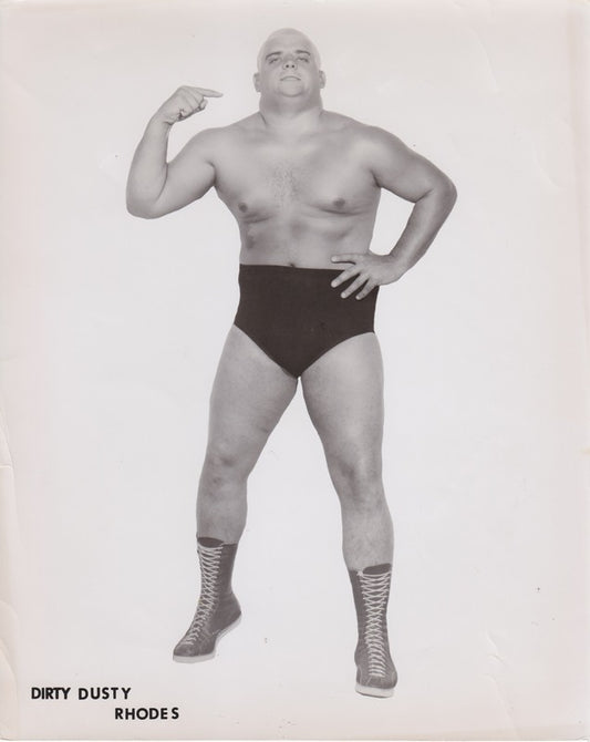 1969 AWA Dirty Dusty Rhodes Promo Photo