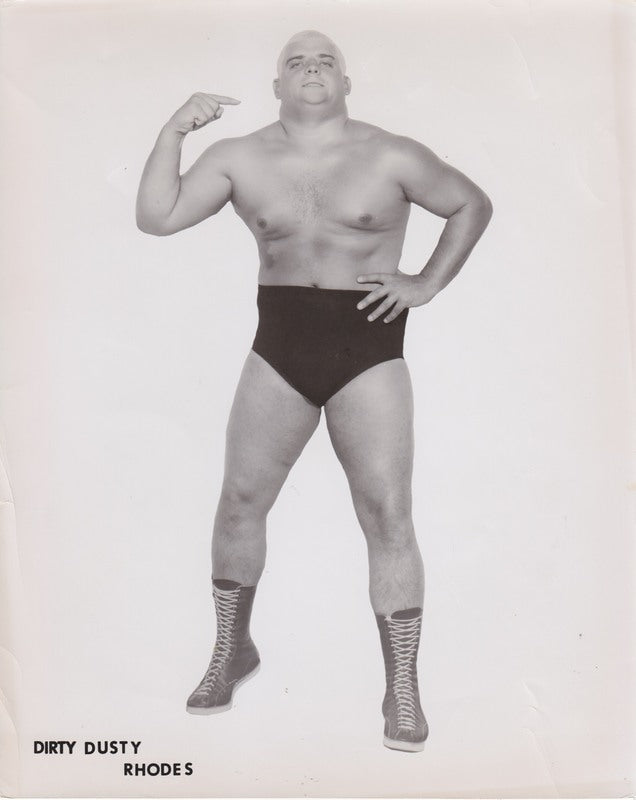 1969 AWA Dirty Dusty Rhodes Promo Photo PWcatalog