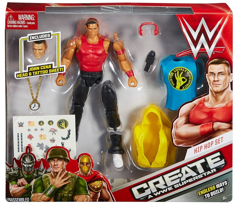 WWE Mattel Create a WWE Superstar 2 Hip Hop Set Action & Toy Figures PWcatalog