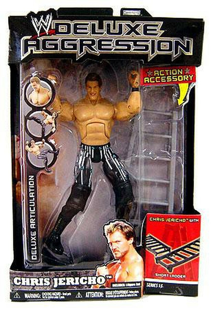 WWE Jakks Pacific Deluxe Aggression 15 Chris Jericho Action & Toy Figures PWcatalog