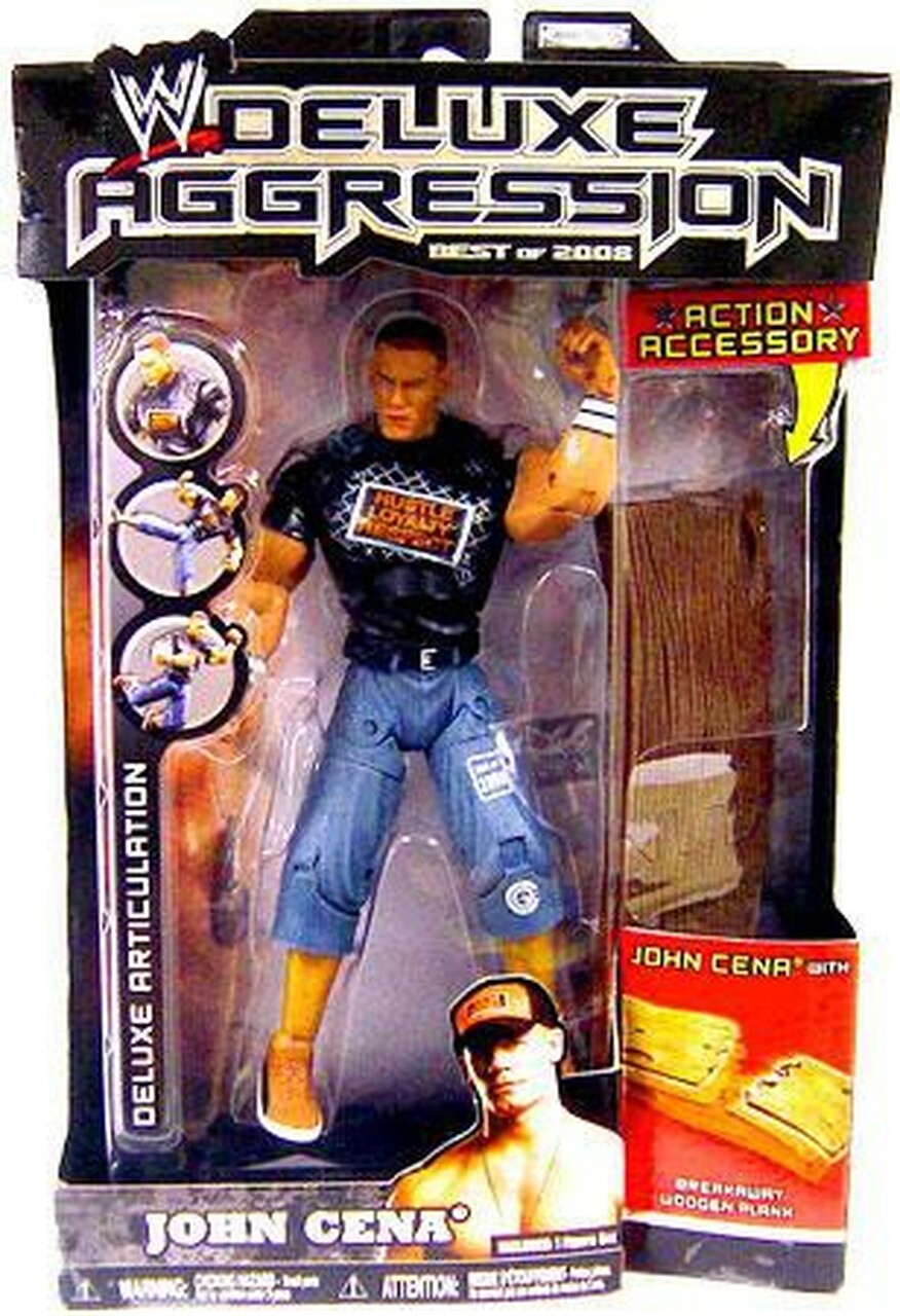 WWE Jakks Pacific Deluxe Aggression Best of 2008 John Cena Action & Toy Figures PWcatalog