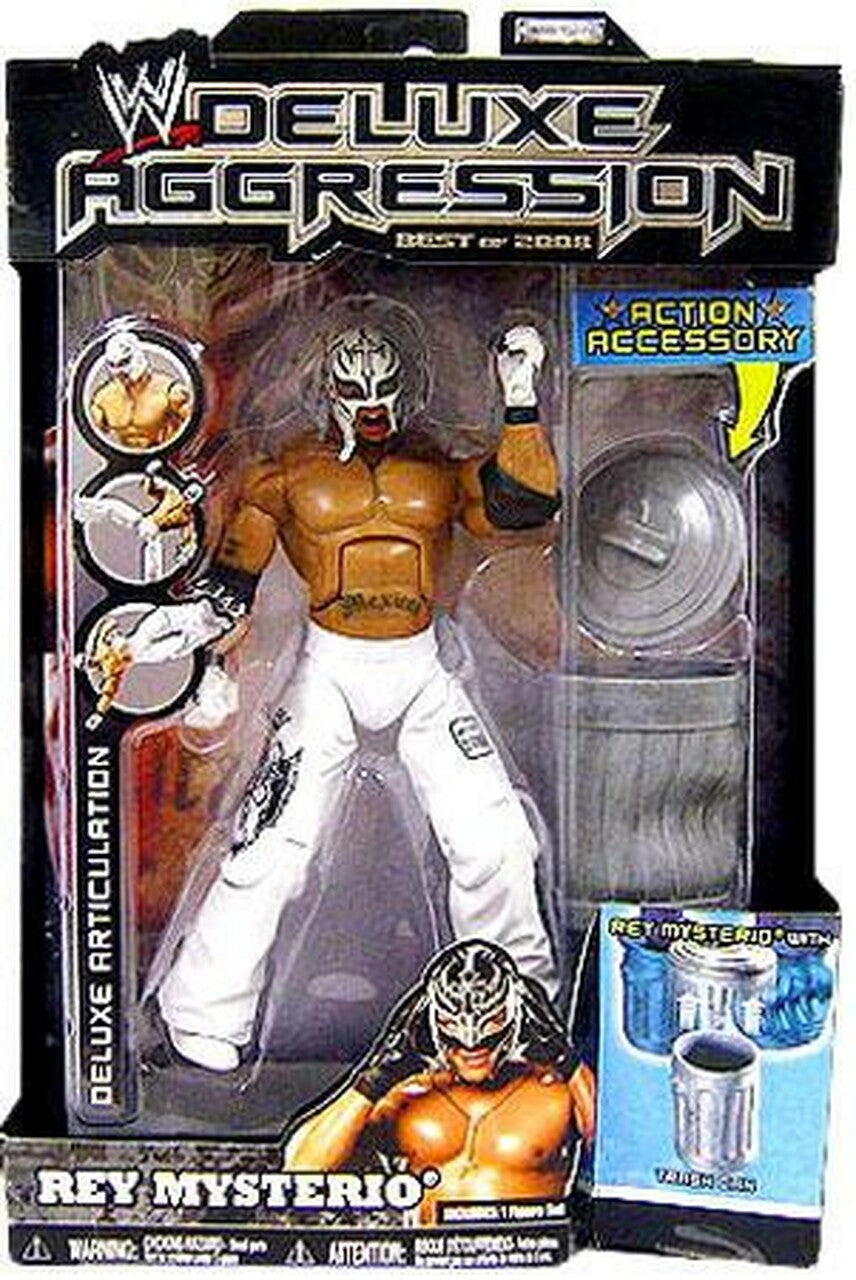 WWE Jakks Pacific Deluxe Aggression Best of 2008 Rey Mysterio Action & Toy Figures PWcatalog