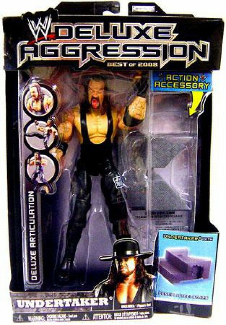 WWE Jakks Pacific Deluxe Aggression Best of 2008 Undertaker Action & Toy Figures PWcatalog