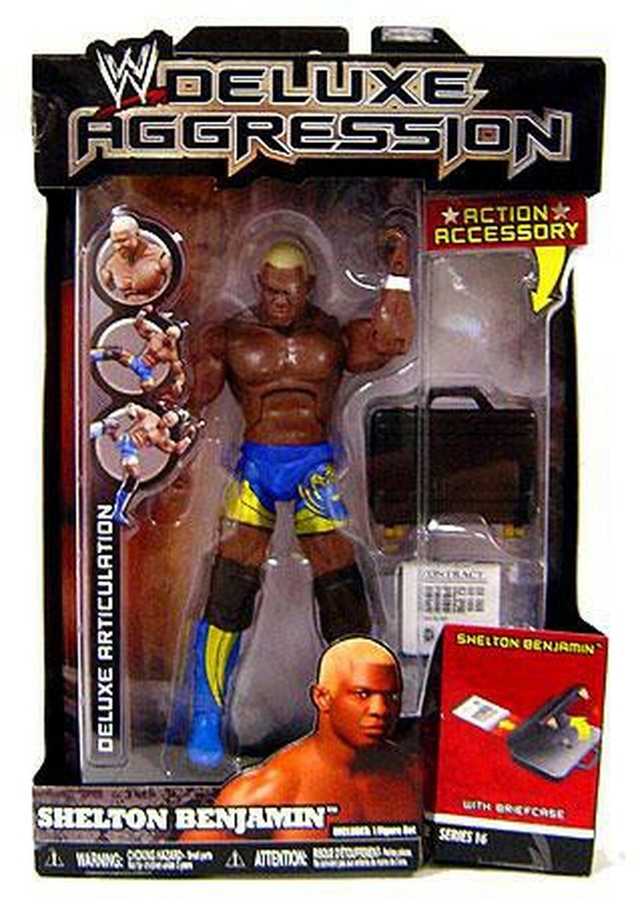 WWE Jakks Pacific Deluxe Aggression 16 Shelton Benjamin Action & Toy Figures PWcatalog