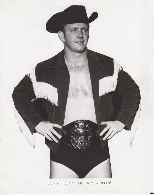 1970 NWA CHAMPION Dory Funk Jr. Promo Photo