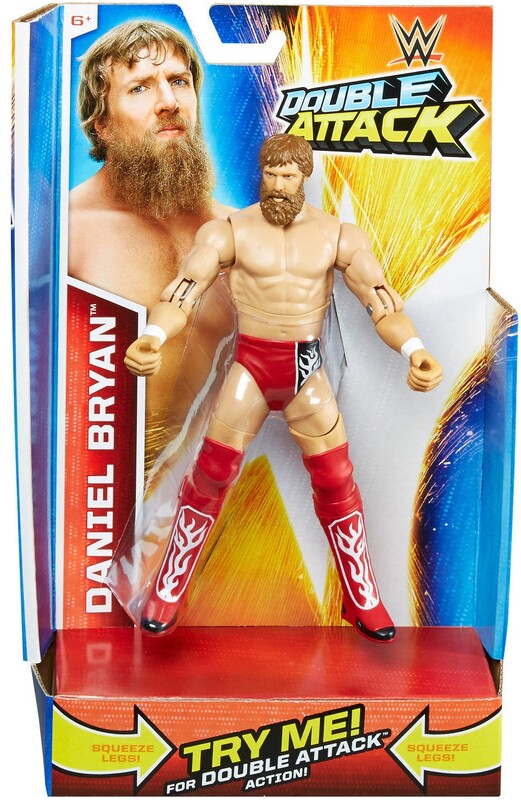 WWE Mattel Double Attack 1 Daniel Bryan Action & Toy Figures PWcatalog