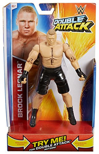 WWE Mattel Double Attack 1 Brock Lesnar Action & Toy Figures PWcatalog