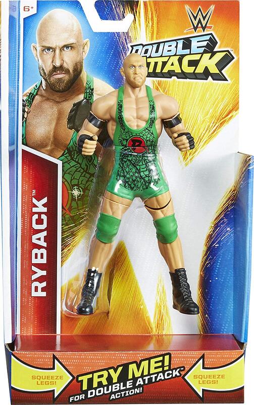 WWE Mattel Double Attack 1 Ryback Action & Toy Figures PWcatalog