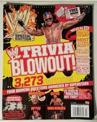 WWE Special Trivia Blowout 2009 Magazine PWcatalog