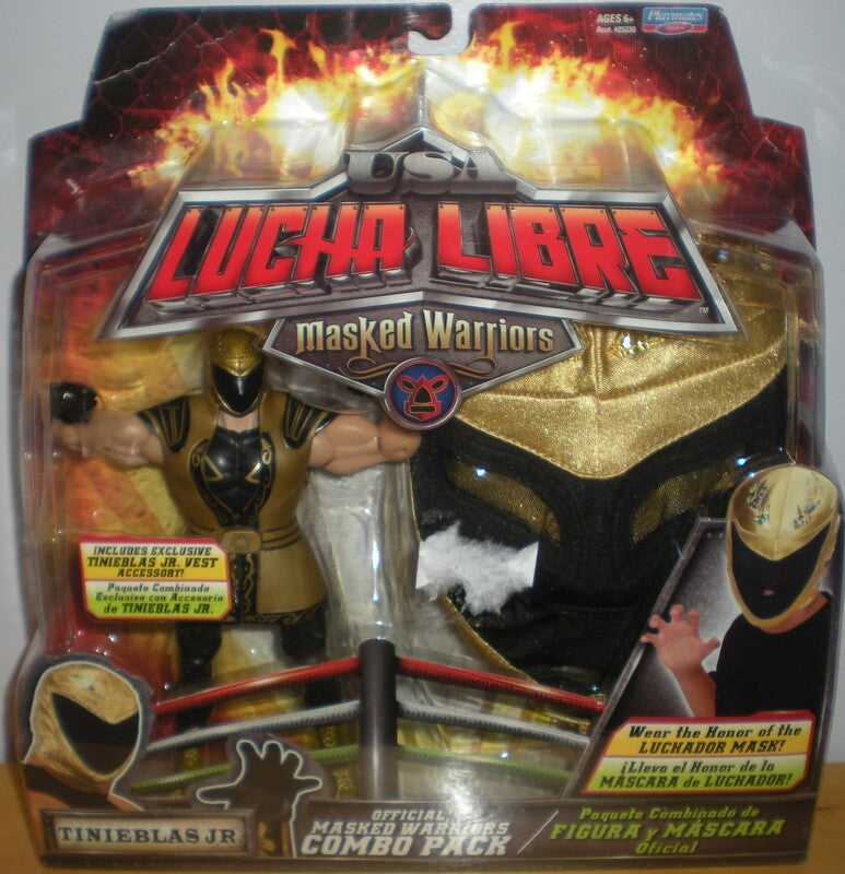 Luche Libre USA Playmates Toys Masked Warriors Multipack: Tinieblas Jr. Action & Toy Figures PWcatalog
