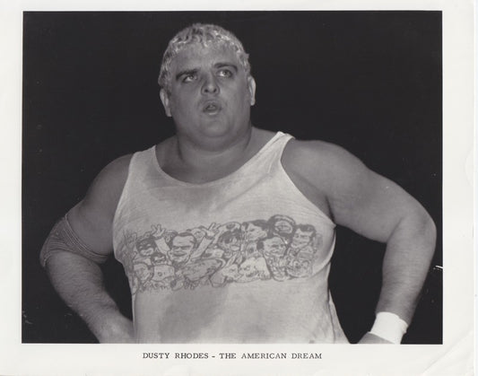 1970s NWA Dusty Rhodes Vintage Promo Photo
