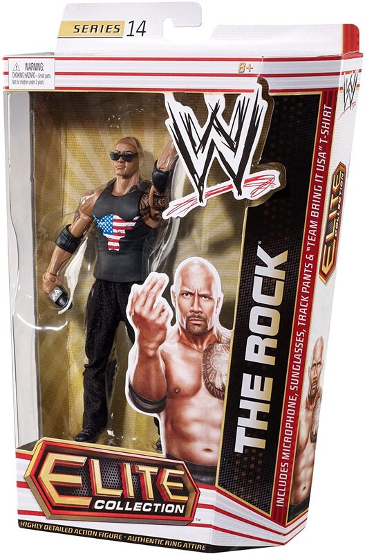 WWE Mattel Elite Collection Series 14 The Rock Action & Toy Figures PWcatalog