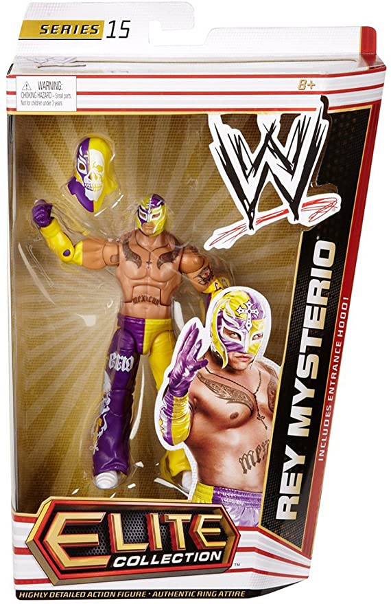 WWE Mattel Elite Collection Series 15 Rey Mysterio Action & Toy Figures PWcatalog