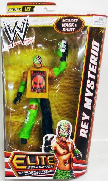 WWE Mattel Elite Collection Series 18 Rey Mysterio Action & Toy Figures PWcatalog