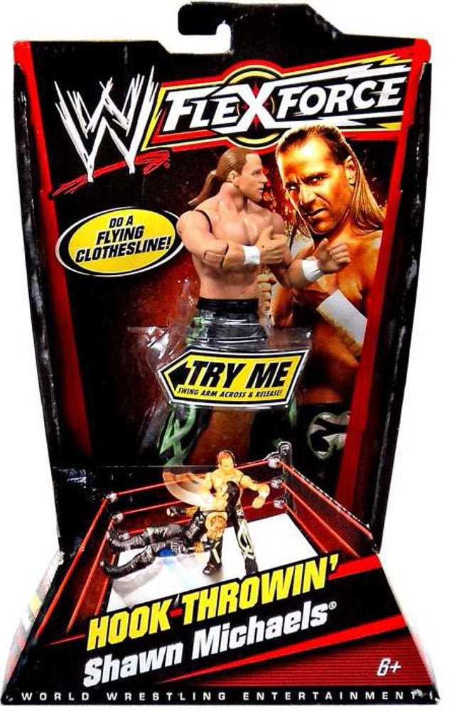 WWE Mattel Flex Force 1 Hook Throwin' Shawn Michaels Action & Toy Figures PWcatalog