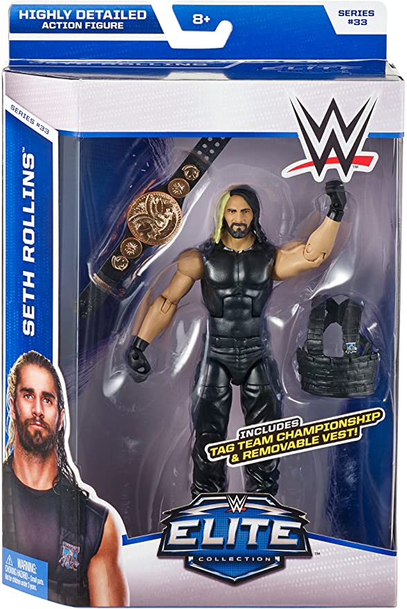 WWE Mattel Elite Collection Series 33 Seth Rollins Action & Toy Figures PWcatalog
