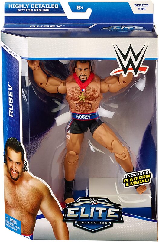 WWE Mattel Elite Collection Series 34 Rusev Action & Toy Figures PWcatalog