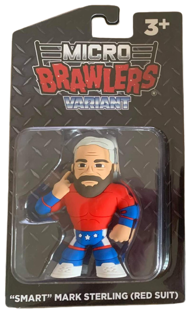 2021 Major Wrestling Figure Podcast Micro Brawlers Variant Edition "Smart" Mark Sterling Action & Toy Figures PWcatalog