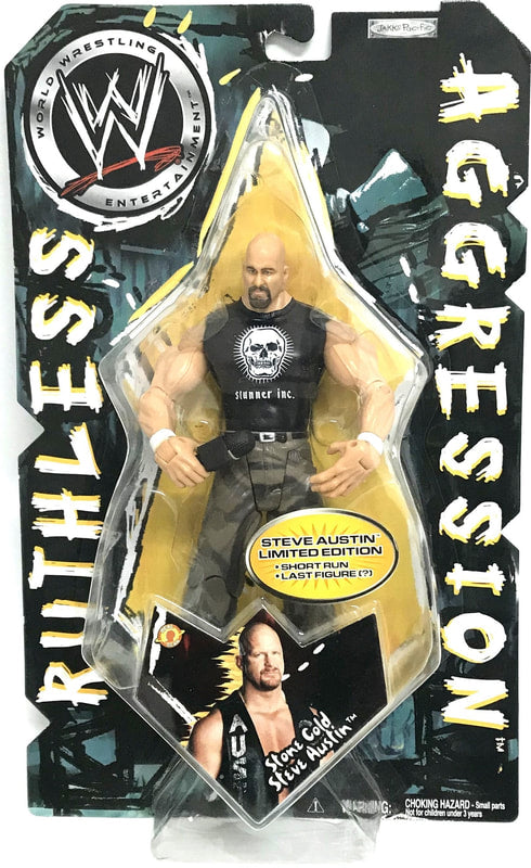 WWE Jakks Pacific Ruthless Aggression Stone Cold Steve Austin Action & Toy Figures PWcatalog