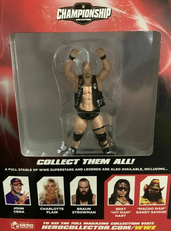 WWE Eaglemoss Hero Collector Championship Collection 34 Stone Cold Steve Austin Action & Toy Figures PWcatalog