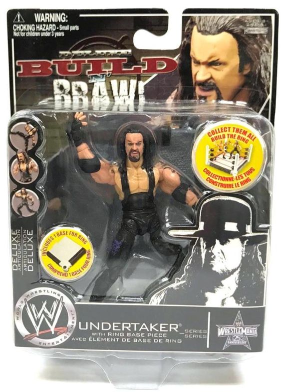 WWE Jakks Pacific Deluxe Build 'N' Brawl WrestleMania XXV Undertaker Action & Toy Figures PWcatalog