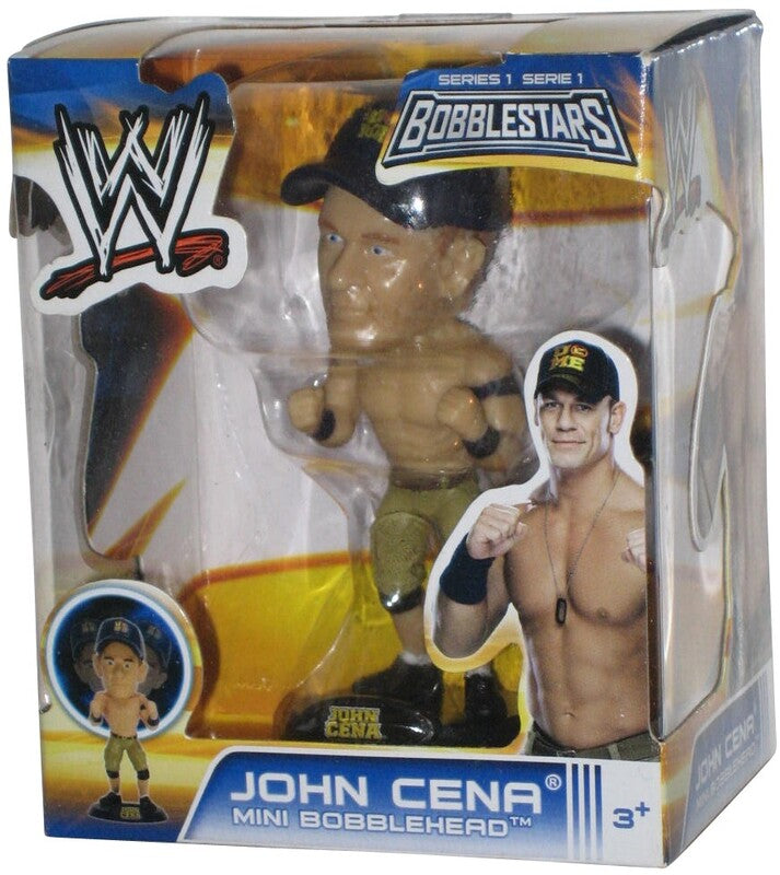 WWE Wicked Cool Toys Bobblestars 1 John Cena Mini Bobblehead Action & Toy Figures PWcatalog