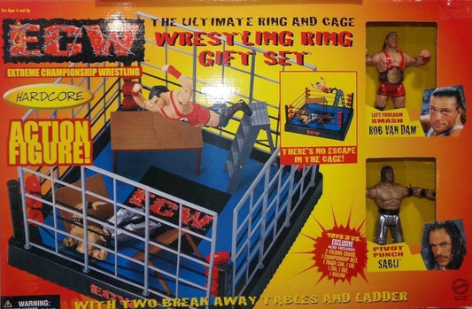ECW OSFTM Wrestling Rings & Playsets: The Ultimate Ring & Cage Wrestling Ring Gift Set Action & Toy Figures PWcatalog